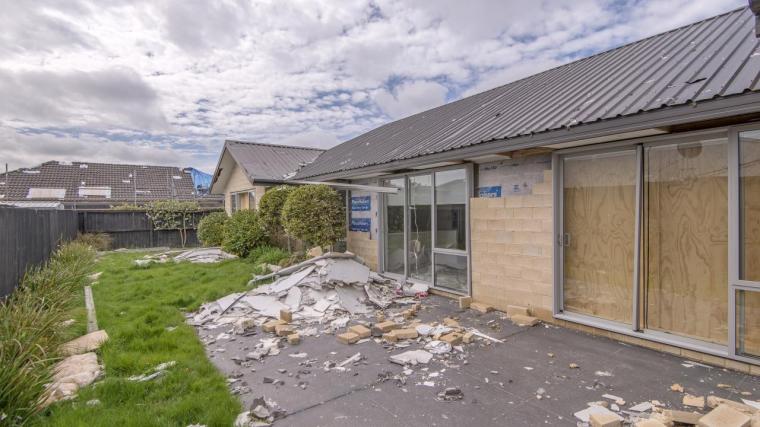 Neighboring Houses Severely Damaged by the Gas Explosion on 19 July 2019 in Northwood, Christchurch, New Zealand - Baileys