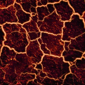 cracks in the earth with glowing in the cracks. Lava by Arcturian on Pixabay
