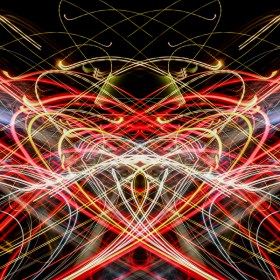 Light abstract chaos