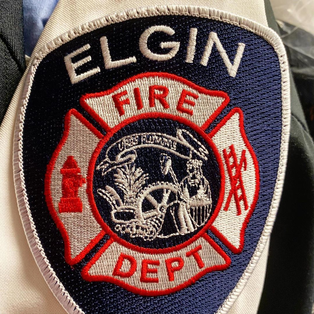 Fireman's patch for the Elgin Fire Department